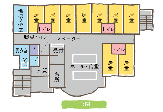 1階平面図