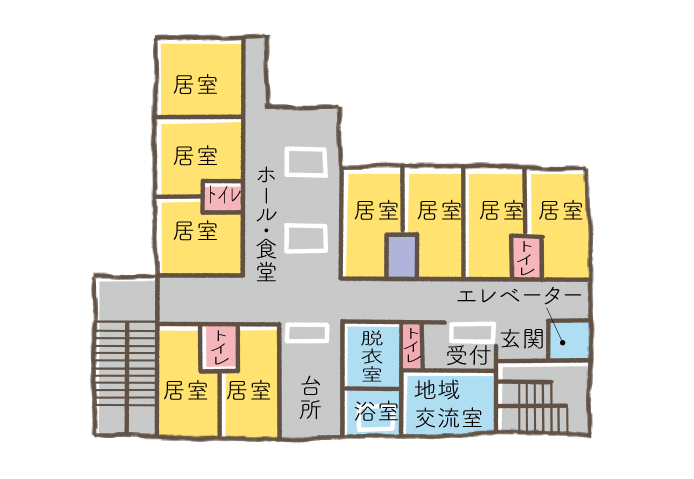 2階平面図